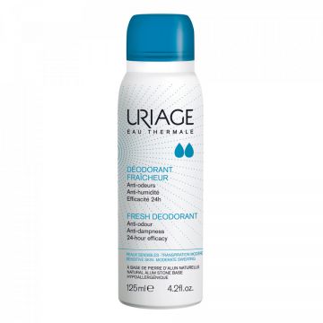 Deodorant spray cu piatră de alaun, Uriage (Concentratie: Deo Spray, Gramaj: 2 x 125 ml)