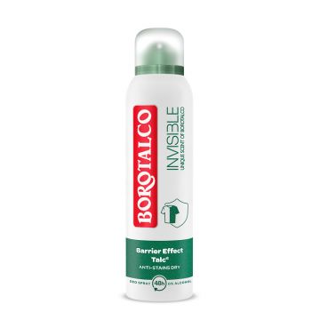 Deodorant spray Invisible Borotalco Original (Concentratie: Deo Spray, Gramaj: 150 ml) ieftin