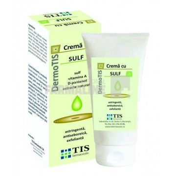 Dermotis Crema cu sulf 50 ml ieftina