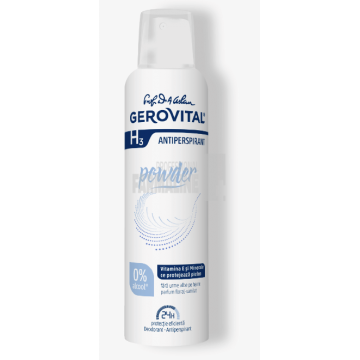 Gerovital H3 Powder Deodorant spray 150 ml ieftin