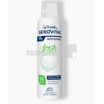 Gerovital H3 Fresh Deodorant spray 150 ml ieftin