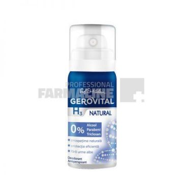 Gerovital H3 Natural Deodorant spray 40 ml ieftin