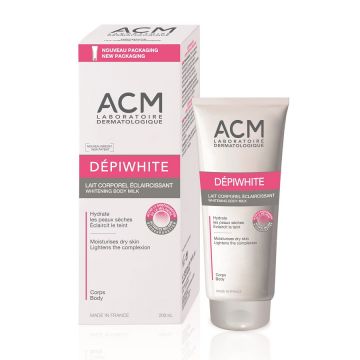 Lapte de corp pentru luminozitate Depiwhite ACM (Concentratie: Crema, Gramaj: 200 ml) de firma originala