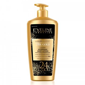 Lotiune de corp Eveline Cosmetics Luxury Expert 24K Gold (Concentratie: Lotiune de Corp, Gramaj: 350 ml) de firma originala