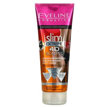 Ser anticelulitic Slim Extreme 4D Scalpel Eveline Cosmetics, 250 ml (Gramaj: 250 ml, Concentratie: Crema anticelulitica) de firma originala