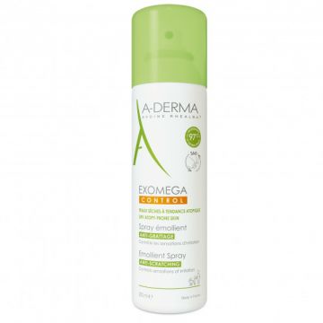 Spray emolient anti-prurit pentru orice piele uscata A-Derma Exomega Control, 200 ml de firma originala