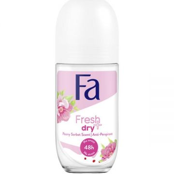 Deodorant Roll-on Antiperspirant Fresh & Dry Peony Sorbet 48h Fa, 50 ml ieftin