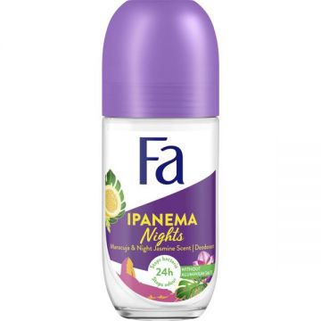 Deodorant Roll-on Ipanema Nights Maracuja & Night Jasmine 24h Fa, 50 ml de firma original