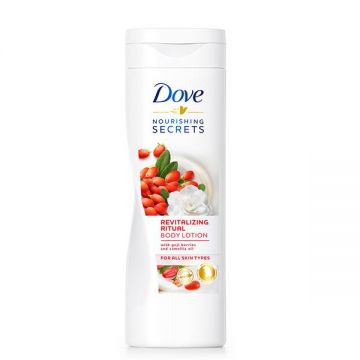 Lotiune de Corp cu Fructe Goji si Ulei De Camelie - Dove Nourishing Secrets Revitalizing Ritual Body Lotion with Goji Berries and Camelli Oil, 250 ml