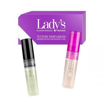 Set testere parfum gama Gold / Silver Touch 10 variante 10x2 ml - Florgarden de firma originala