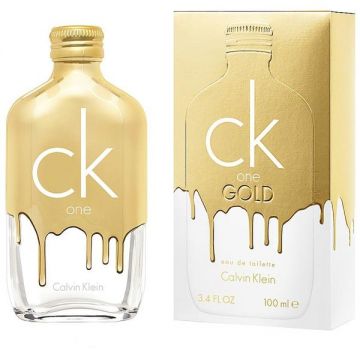 Apa de Toaleta Calvin Klein CK One Gold, Unisex, 100 ml de firma original