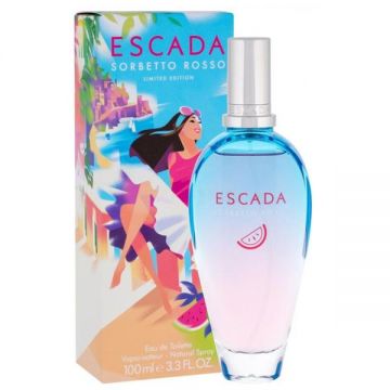 Apa de Toaleta Escada Sorbetto Rosso, Femei, 100 ml la reducere