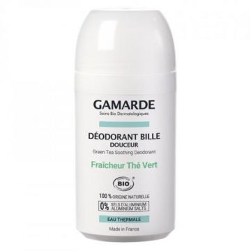 Deodorant bio roll-on cu ceai verde Gamarde (Concentratie: Roll-On, Gramaj: 50 ml) de firma original