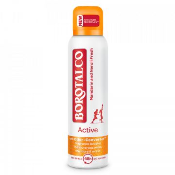 Deodorant spray Active Mandarine si Neroli, Borotalco (Concentratie: Spray, Gramaj: 150 ml) de firma original