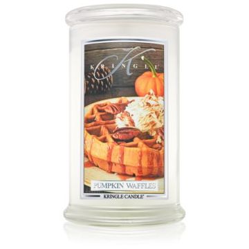 Kringle Candle Pumpkin Waffles lumânare parfumată