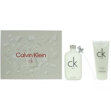 Set Calvin Klein CK One Unisex - Apa de toaleta 200 ml, Lotiune de Corp 200 ml de firma original