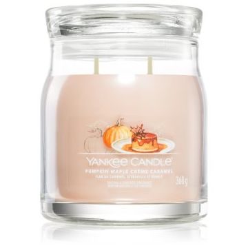 Yankee Candle Pumpkin Maple Crème Caramel lumânare parfumată Signature de firma original