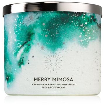 Bath & Body Works Merry Mimosa lumânare parfumată I. de firma original