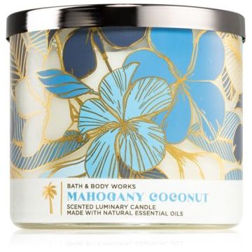 Bath & Body Works Mahogany Coconut lumânare parfumată de firma original