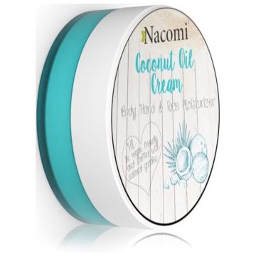 Nacomi Coconut Oil cremă hidratantă pentru fata, maini si corp de firma originala