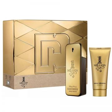 Set Cadou Paco Rabanne 1 Million Apa de Toaleta Barbati, 50 ml + Gel de dus, 100 ml