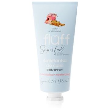 Fluff Superfood Peach & Caramel crema de corp hidratanta