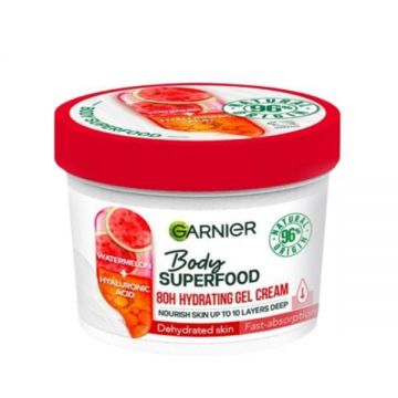 Gel-crema de corp cu efect hidratant si absorbtie rapida Body Superfood, Garnier, 380 ml ieftina