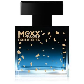 Mexx Black & Gold Limited Edition Eau de Toilette pentru bărbați