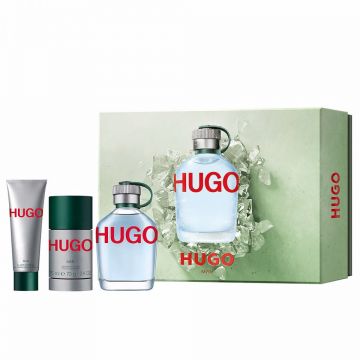 Set cadou Hugo Boss Hugo Man 2021 Eau de Toilette, Barbati (Continut set: 125 ml Apa de Toaleta + 75 Deodorant stick + 50 ml Gel de dus) de firma original