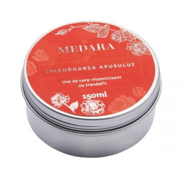 Unt de Corp Vitaminizant cu Trandafir - Medara Splendoarea Apusului, 150 ml de firma originala