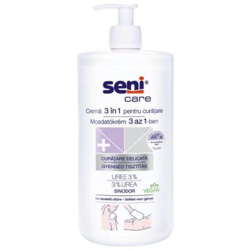 Crema 3 in 1 pentru Curatare cu 3% Uree - Seni Care, 1000 ml ieftina