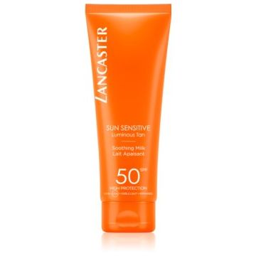 Lancaster Sun Sensitive Soothing Milk lapte de curățat, pentru piele sensibilă SPF 50