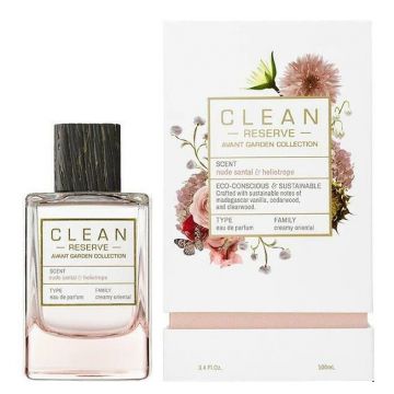 Clean Reserve Nude Santal & Heliotrope, Apa de Parfum, Unisex (Concentratie: Apa de Parfum, Gramaj: 100 ml) de firma original