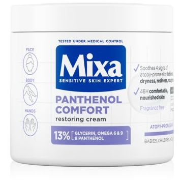 Mixa Panthenol Comfort cremă de corp regeneratoare pentru piele uscata spre atopica