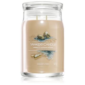 Yankee Candle Amber & Sandalwood lumânare parfumată ieftin