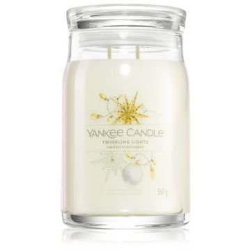 Yankee Candle Twinkling Lights lumânare parfumată de firma original