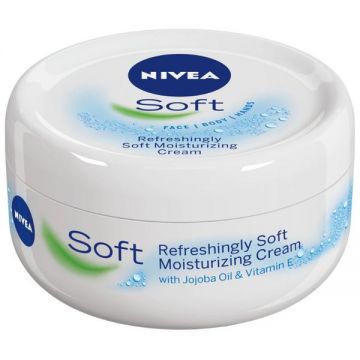 Crema cu Ulei de Jojoba si Vitamina E - Nivea Soft, 200 ml ieftina