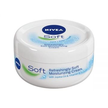 Crema cu Ulei de Jojoba si Vitamina E - Nivea Soft, 50 ml de firma originala