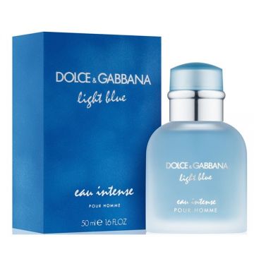 Dolce&Gabbana Light Blue Eau Intense pour Homme, Apa de Parfum (Concentratie: Apa de Parfum, Gramaj: 50 ml)