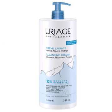 Crema de curatare Uriage Eau Thermale Creme lavante (Gramaj: 1000 ml, Concentratie: Crema pentru curatare) de firma originala