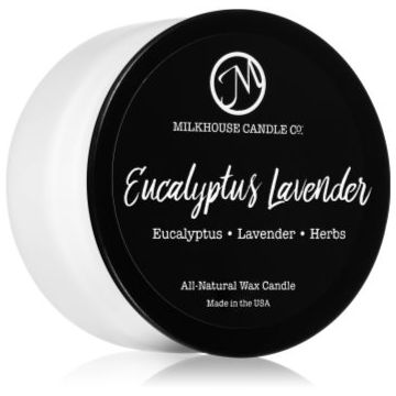 Milkhouse Candle Co. Creamery Eucalyptus Lavender lumânare parfumată Sampler Tin ieftin