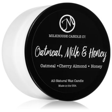 Milkhouse Candle Co. Creamery Oatmeal, Milk & Honey lumânare parfumată Sampler Tin ieftin