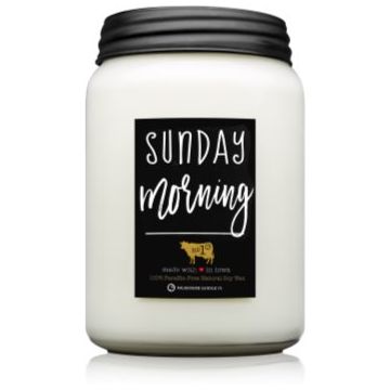 Milkhouse Candle Co. Farmhouse Sunday Morning lumânare parfumată Farmhouse Jar