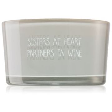 My Flame Candle With Crystal Sisters At Heart, Partners In Wine lumânare parfumată de firma original