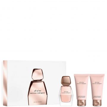 Set ca dou All Of Me Narciso Rodriguez, Femei Apa de Parfum 50 ml + Lotiune de corp, 50 ml + Gel de dus 50 ml