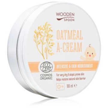 WoodenSpoon Oatmeal A-Cream crema calmanta hrănitoare pentru piele uscata spre atopica ieftina