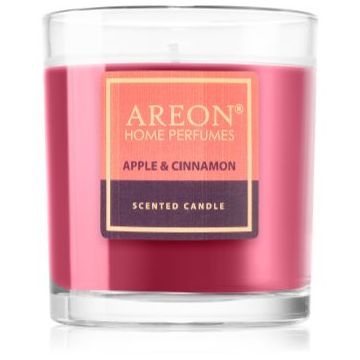Areon Scented Candle Apple & Cinnamon lumânare parfumată