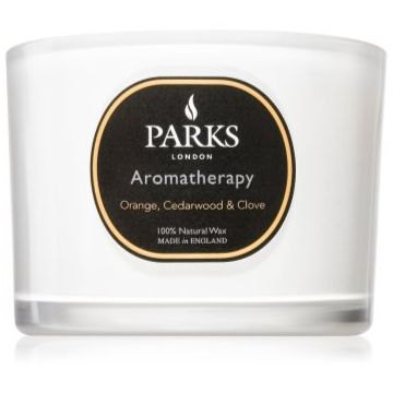 Parks London Aromatherapy Orange, Cedarwood & Clove lumânare parfumată de firma original