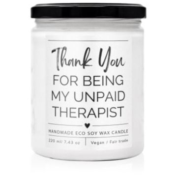 Soaphoria Thank You for Being My Unpaid Therapist lumânare parfumată de firma original