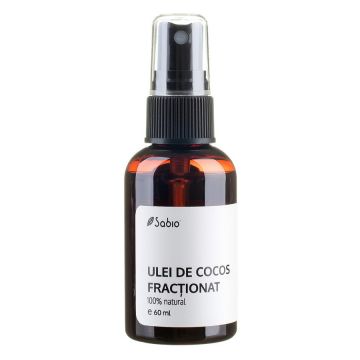 Ulei de cocos fractionat SABIO (Concentratie: Ulei, Gramaj: 60 ml) ieftina